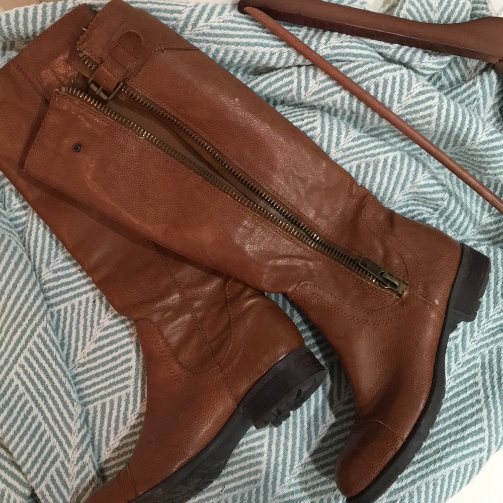 Franco sarto vegan leather riding boots